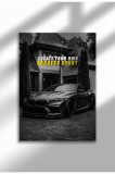 21mxm_DriveToWin_07|Motivational Car Poster, No Frame Canvas, "Hardest Worker" Quote, Drive to Win 2025 | A4 (21 x 29.7 cm) - 21mxm_DriveToWin_07