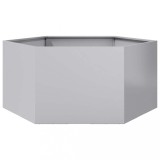 Cumpara ieftin Jardinieră de grădină 104x90x45 cm oțel galvanizat hexagonal
