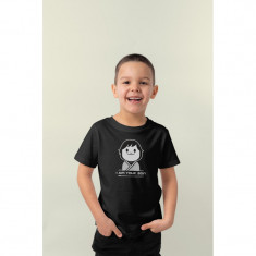 Tricou personalizat baiat &quot;I AM YOUR SON&quot;, Negru, Bumbac