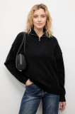 Answear.LAB pulover de cașmir culoarea negru, cu guler