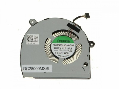 Cooler Laptop, Dell, Precision 3540, 01GM4N, 1GM4N, EG50040S1-CH40-S9A, DC28000MSSL, 5V, 0.38A foto