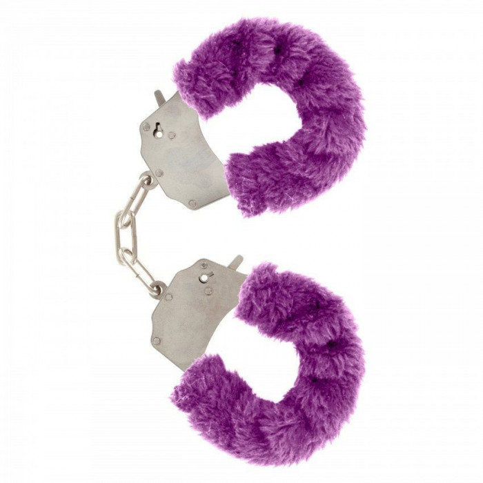 Catuse Plus ToyJoy &quot;Furry Fun Cuffs&quot; Violet##