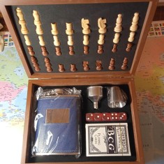 Set șah accesorii coniac