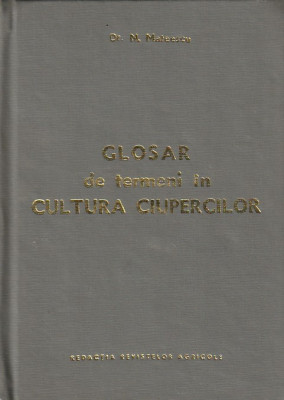 N. MATEESCU - GLOSAR DE TERMENI IN CULTURA CIUPERCILOR foto