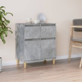 VidaXL Servantă, gri beton, 60x35x70 cm, lemn prelucrat