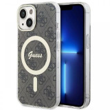 Cumpara ieftin Guess Husa 4G MagSafe iPhone 15 Maro