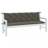 vidaXL Pernă bancă de grădină 2buc melanj gri &icirc;nchis 180x50x7cm textil
