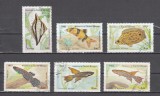 A12 S6 1 - Timbre foarte vechi - Guineea Bissau - pesti exotici, Fauna, Stampilat