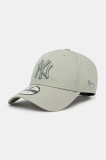 New Era șapcă de baseball din bumbac culoarea verde, neted, 60595160