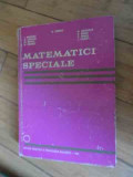 Matematici Speciale - B. Cristici Si Colab. ,538228, Didactica Si Pedagogica