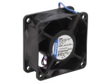 Ventilator DC Axial 24V 60x60x25mm 40m3/h 34dBA Ball Bearing