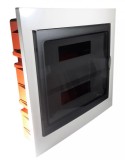 Tablou electric 36 module (2x18 module) incastrat Elettrocanali cu usa fumurie 430x410mm IP40