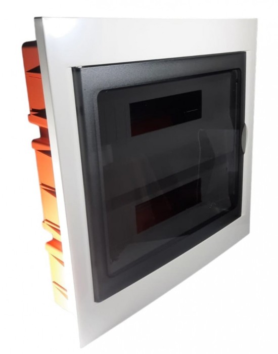 Tablou electric 36 module (2x18 module) incastrat Elettrocanali cu usa fumurie 430x410mm IP40