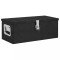 Gossi cutie de depozitare, negru, 70x31x27 cm, aluminiu