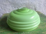 Design / Vintage - Abajur verde mijlocul sec XX pentru lustra lampa veioza sau veioza !