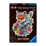 Cumpara ieftin Puzzle Ravensburger lemn contur Vulpe, 150 piese
