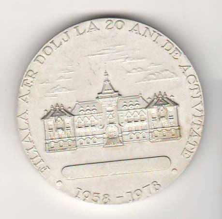 SV * Lot x 3 MEDALII AFR DOLJ * Expozitii Filatelice Craiova 1978 - 1986 - 1989