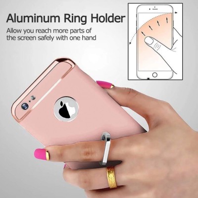 Husa pentru Apple iPhone 6 / iPhone 6S Inel Rose-Auriu MyStyle Elegance Luxury 3in1 foto
