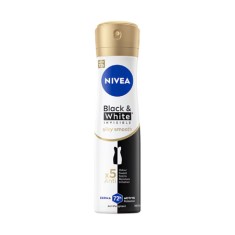 Deodorant spray Feminin Black &amp; White Silky Smooth, 200ml, Nivea