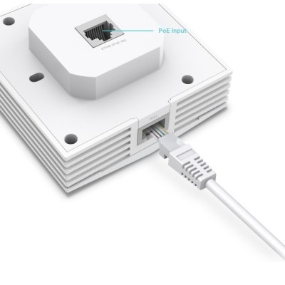 TP-Link Omada EAP650-Wall 3000 Mbit/s Alb Power over Ethernet (PoE) Suport foto