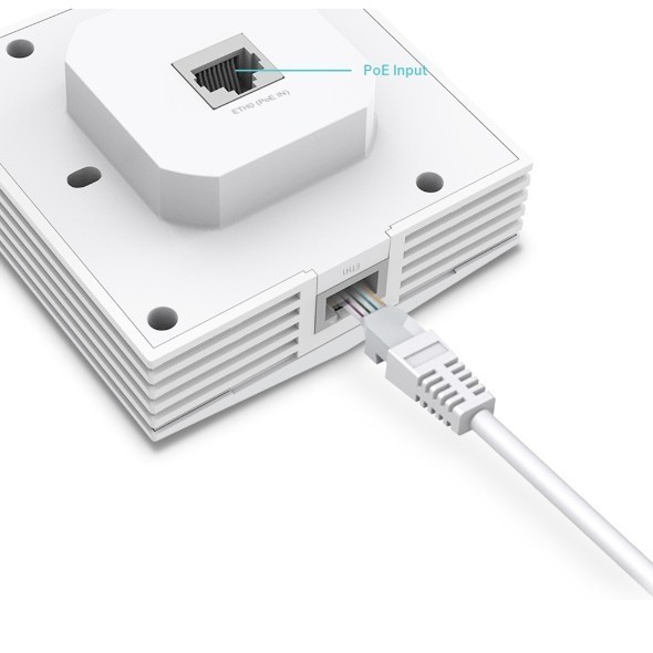 TP-Link Omada EAP650-Wall 3000 Mbit/s Alb Power over Ethernet (PoE) Suport