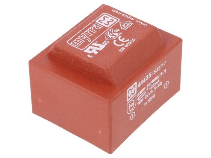 Transformator encapsulat 22VA 15V PCB