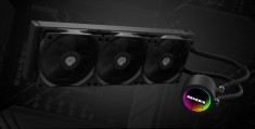 Cooler procesor genesis hydria 360 negru dimensiune radiator 397x120x27mm 3 ventilatoare argb viteza ventilatoare: 500-1550