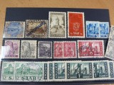 Germania Teritoriul Saar Saargebiet Emisiuni Industriale Reconstrucție Lot 18 Mărci -A771