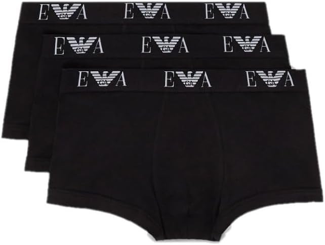 Pachet 3 Boxeri pentru barbati, Emporio Armani, negru, Marimea L - NOU