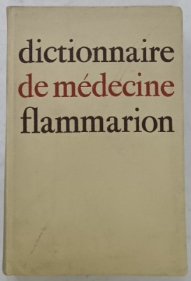 DICTIONNAIRE DE MEDECINE , 1975 foto