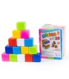 Set de Cuburi din Plastic pentru Copii 36 Buc. &icirc;n Retea City