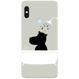 Husa silicon pentru Xiaomi Mi A2, Hippo Bath