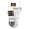 Camera de Supraveghere WIFI de Exterior 5MP cu doua lentile, Impermeabila, cu Vedere de Noapte Full Color si Retea IP