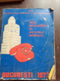 LISTA ABONATILOR LA SERVICIUL TELEFONIC BUCURETI 1973