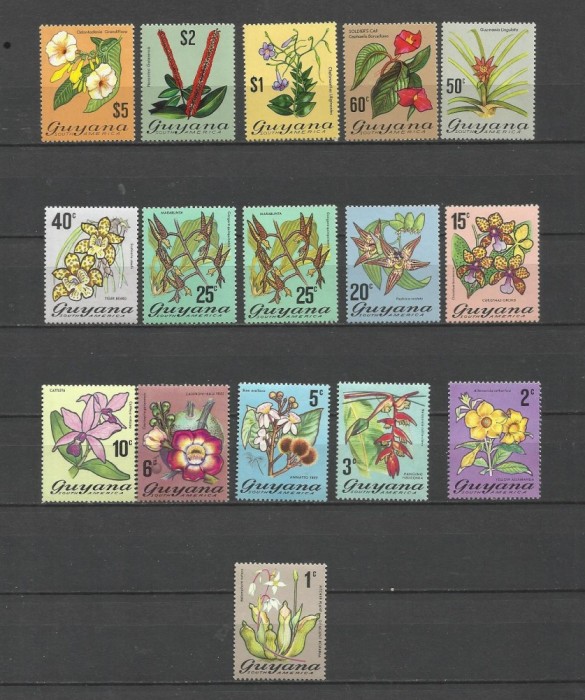 GUYANA 1971 FLORI