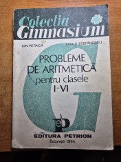probleme de aritmetica - pentru clasele 1- 4 - din anul 1994 foto