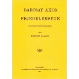 Barcsay &Aacute;kos fejedelems&eacute;ge - Erd&eacute;lyi Alajos