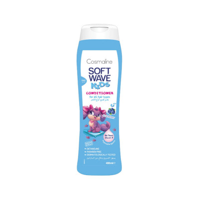 Cosmaline Soft Wave Kids, balsam cu ingrediente naturale pentru copii, aroma de afine, 400ml foto