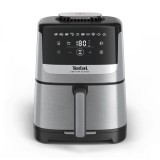 Friteuza cu aer cald Tefal Easy Fry Silence EY552DE0, 1670W, 5L, 10 programe automate, ecran LCD, silentioasa, vas detasabil antiaderent, tehnologia E