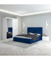 Dormitor Eric Albastru 180x200cm