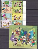 Lesotho 1982 Disney Craciun MI 402-409 + bl.16 MNH