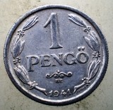 1.194 UNGARIA WWII 1 PENGO 1941, Europa, Aluminiu