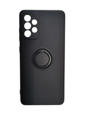 Husa Telefon Silicon Samsung A72 5G a725 Liquid Black Ring foto