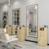Consolă coafor frizerie oglindă coafor LED ramă din aluminiu 180x70 STD