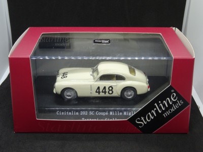 Macheta Cisitalia 202 SC Coupe Mille Miglia 1949 Starline 1:43 foto