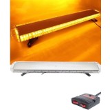 96 LED Lumina de Stroboscopica 140cm Lampa Girofar Avertizare Galben 12V 24V
