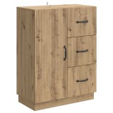 vidaXL Bufet Stejar Artizanal 66 x 34,5 x 87 cm Lemn prelucrat 895324