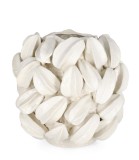 Cumpara ieftin Vaza flori ceramica alba Carambola 34.5x33x32 cm