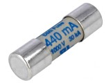 Siguranță aR 0.44A 1kVAC 1kVDC 10x35mm URZ, SIBA