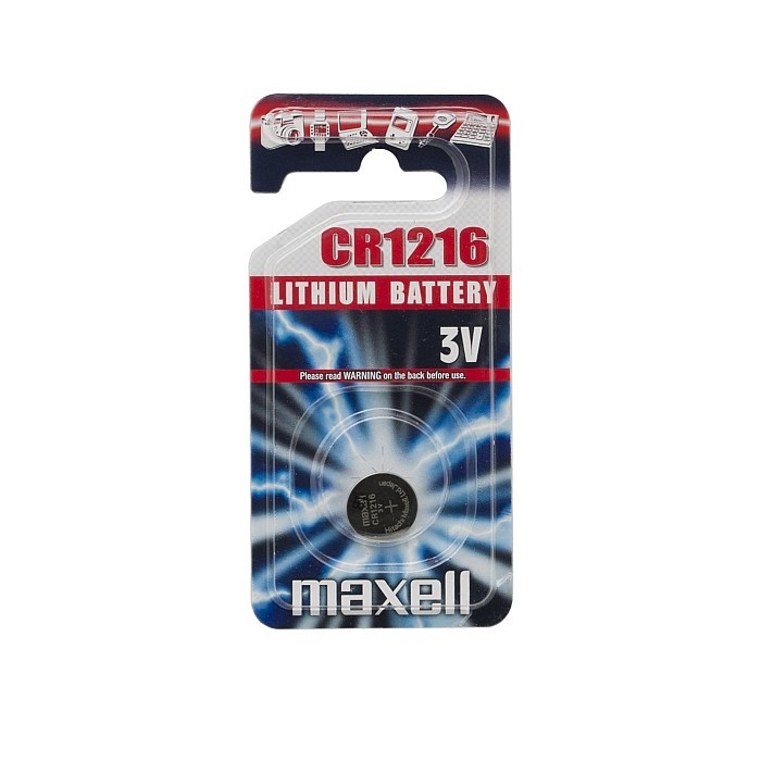 Baterie tip buton CR 1216Li &bull; 3 V